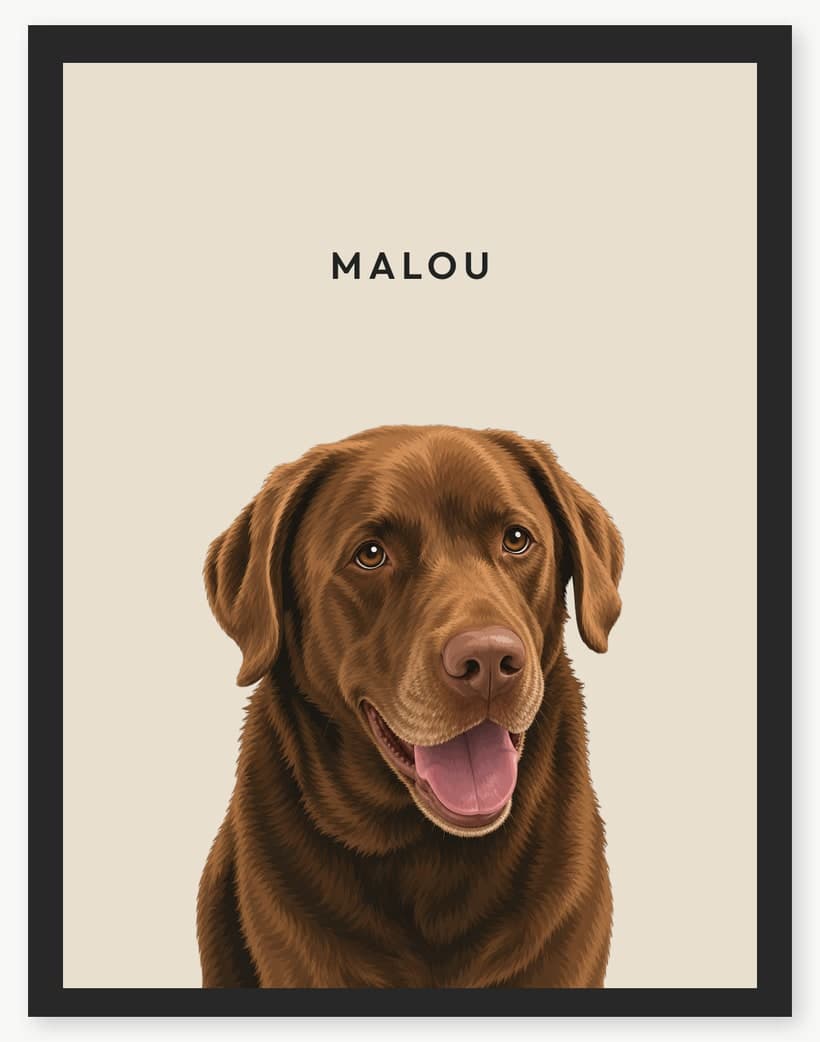 Malou im Look Detailillustration