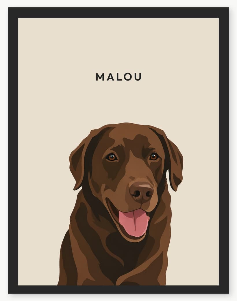 Malou im Look Vollillustration