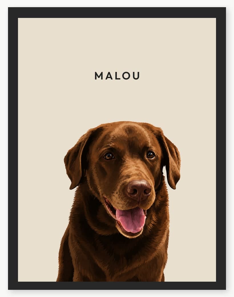 Malou im Look Illustration